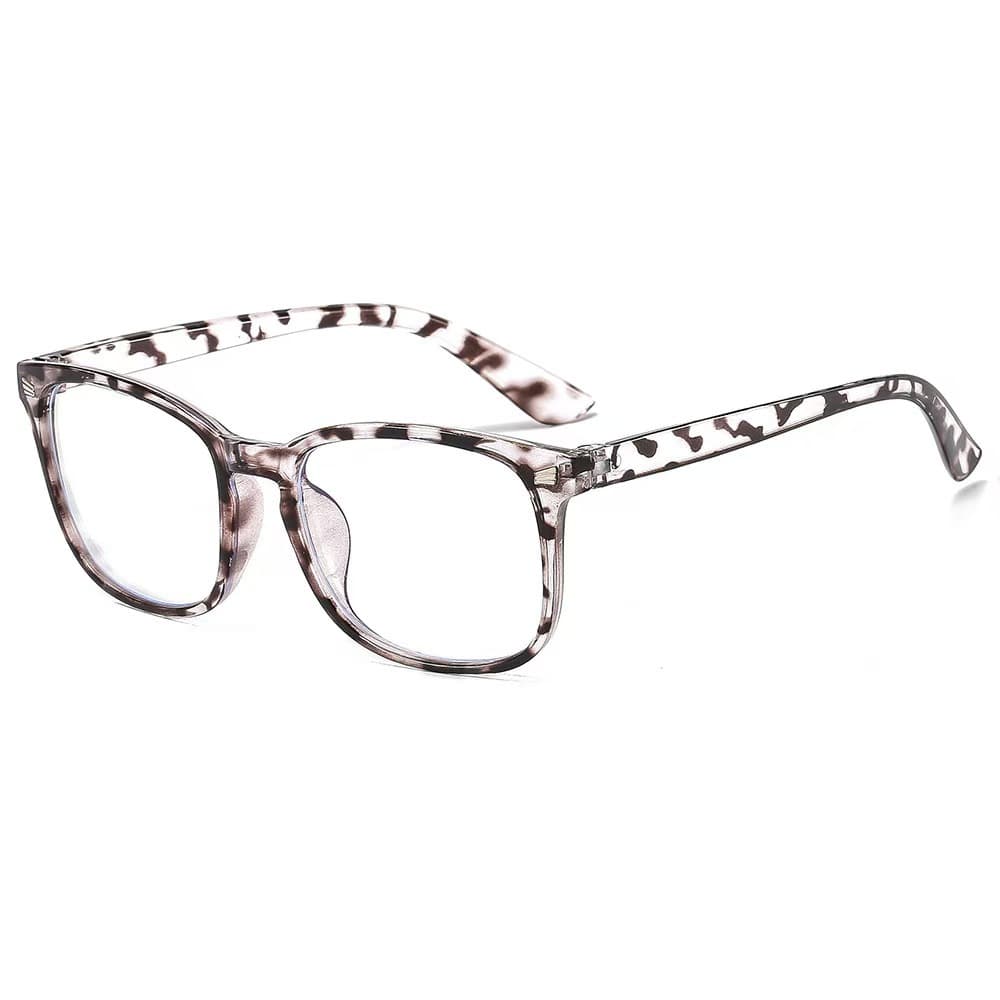 Anti-Blue Light Glasses Women's Flat Glasses Blue Light Computer Goggles Retro Glasses Frame Women's Square Frame Glasses 5