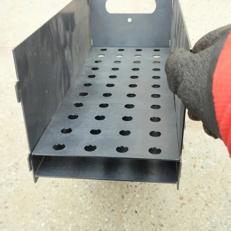 BBQ grill thickened barbecue card type portable stove household removable folding outdoor charcoal outdoor 4