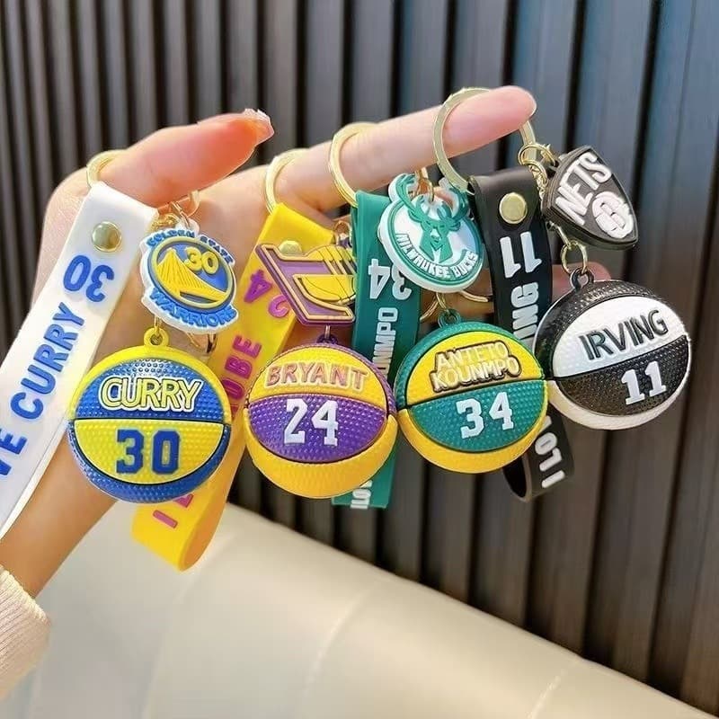 Creative trendy cartoon football jersey pendant car keychain bag pendant wholesale exquisite small gifts for fans 3