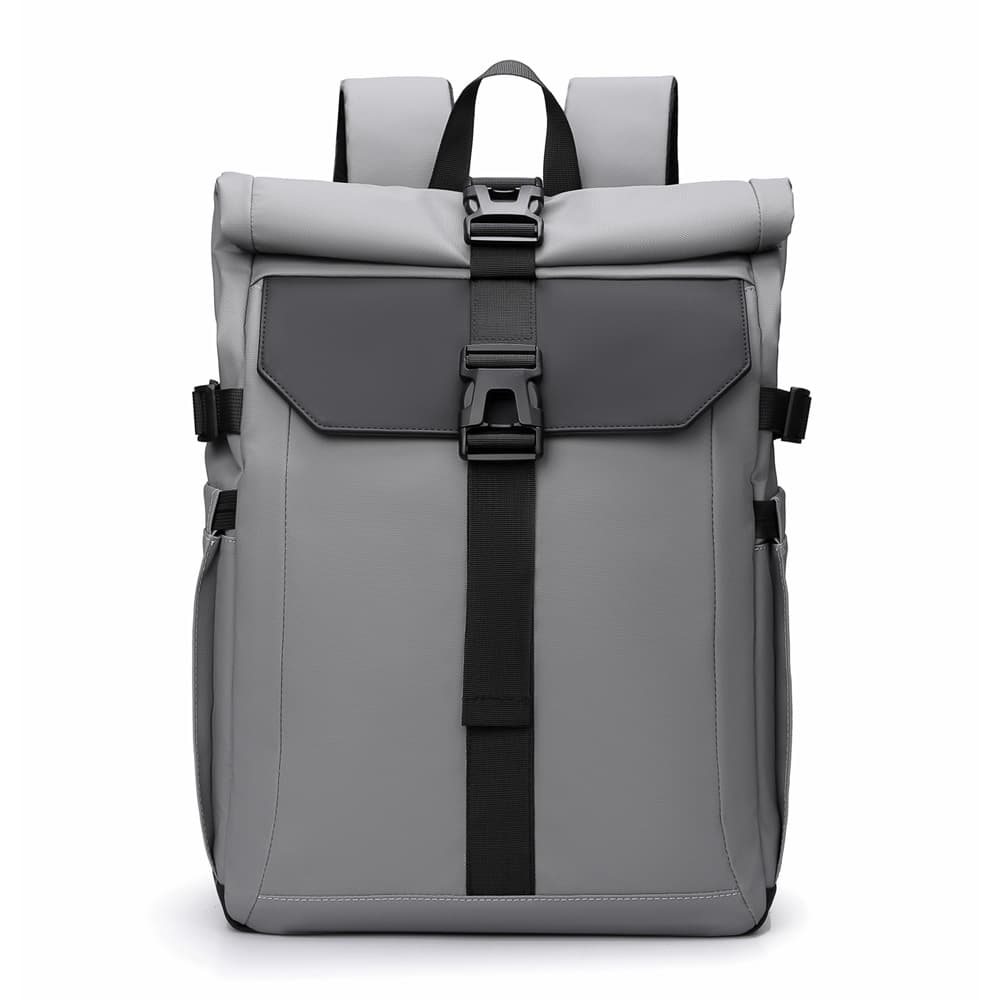 New multifunctional backpack, simple men's business backpack, large capacity computer bag, short trip student school bag 9