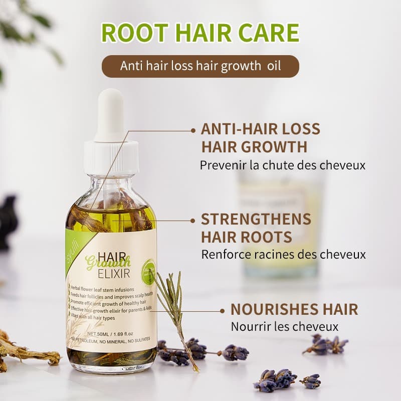 Cross-border anti-hair loss essential oil, long-lasting hair care essence oil, long-lasting fragrance, nourishes the scalp, prevents frizzy hair 3