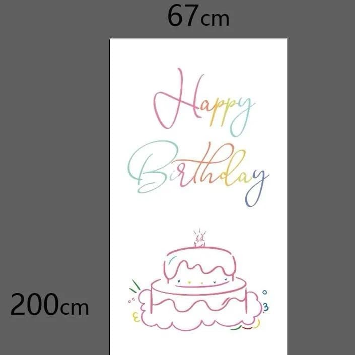 Outdoor birthday scene decoration supplies ins style background cloth girl photo props decorative mesh background hanging cloth 8