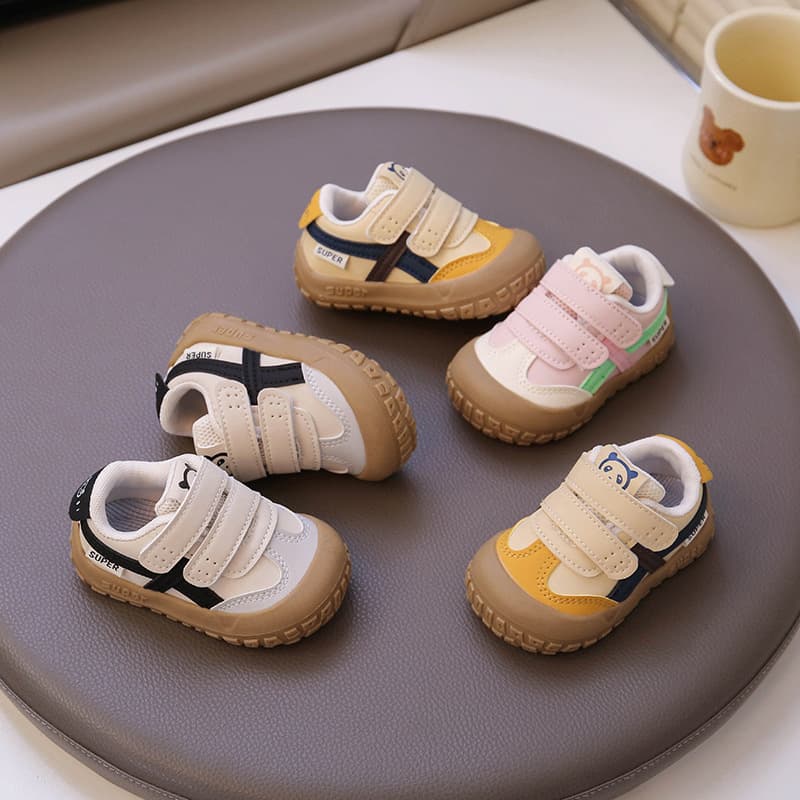 2026 Spring and Autumn New Baby Functional Shoes for Men and Women Baby Indoor Soft Sole Anti-Slip Toddler Shoes Casual Sports Shoes 5
