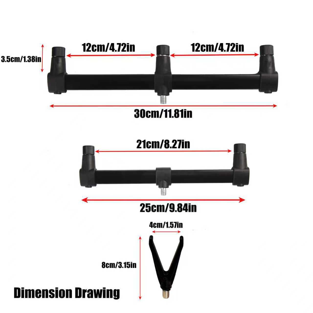 Two-way rotating fishing rod bracket ground plug wholesale sea rod bracket ground plug fishing simple retractable portable bracket 3