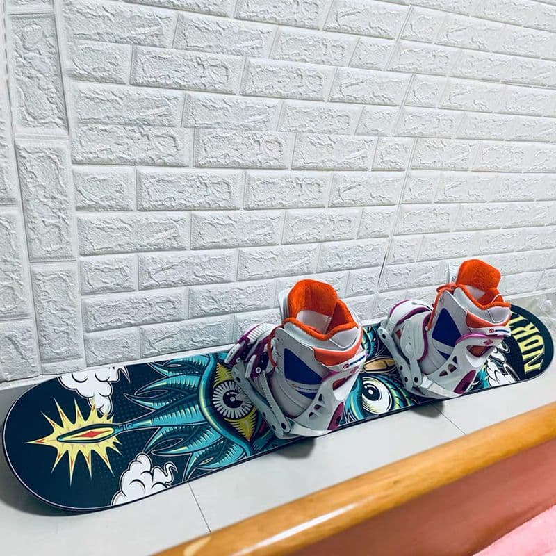 New snowboard all-round flat for men and women winter snow mountain equipment outdoor sports entry-level novice entry-level snowboard 4