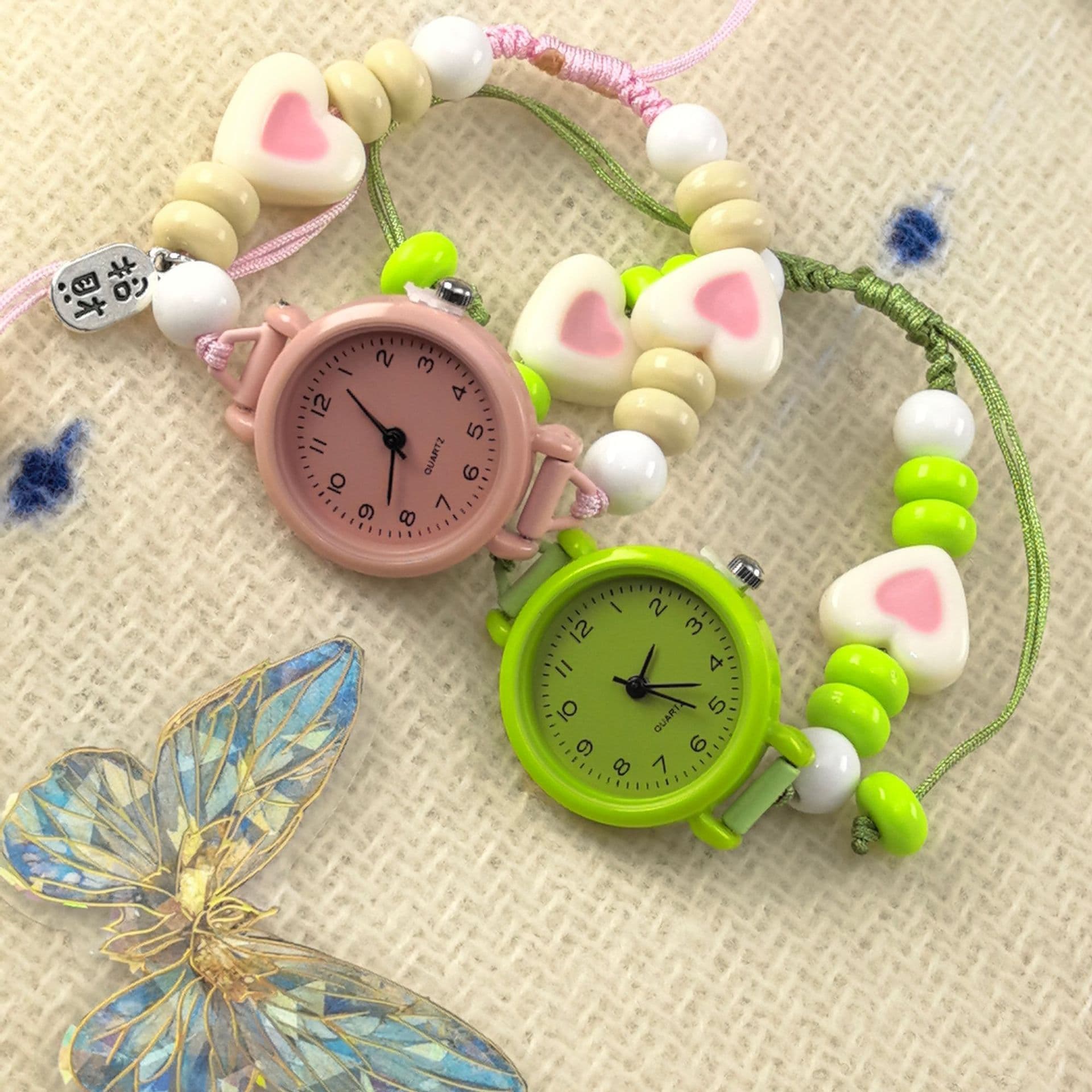 Dopamine milk sweet star love chain watch girls niche non-colliding cute student ladies watch 5