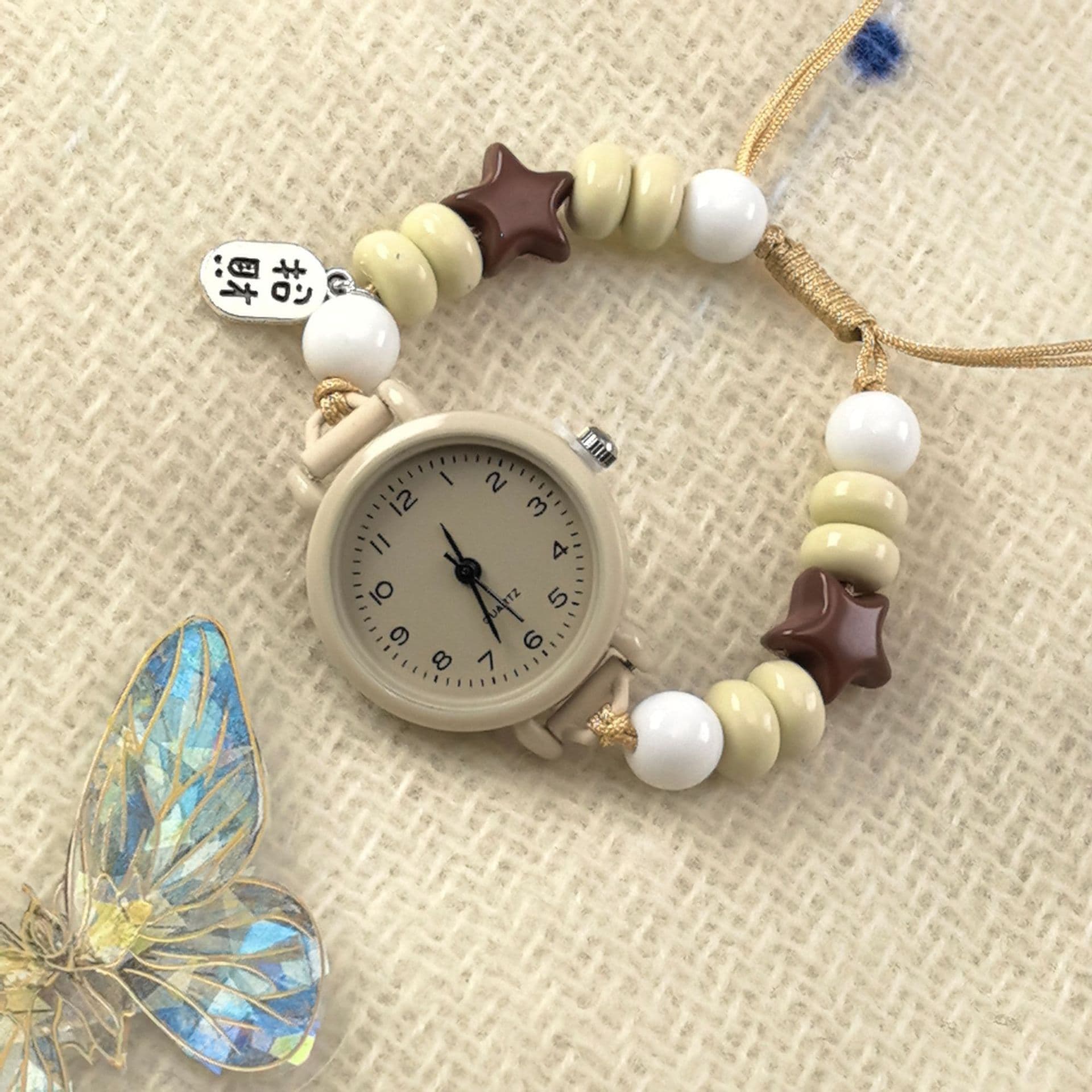 Dopamine milk sweet star love chain watch girls niche non-colliding cute student ladies watch 10