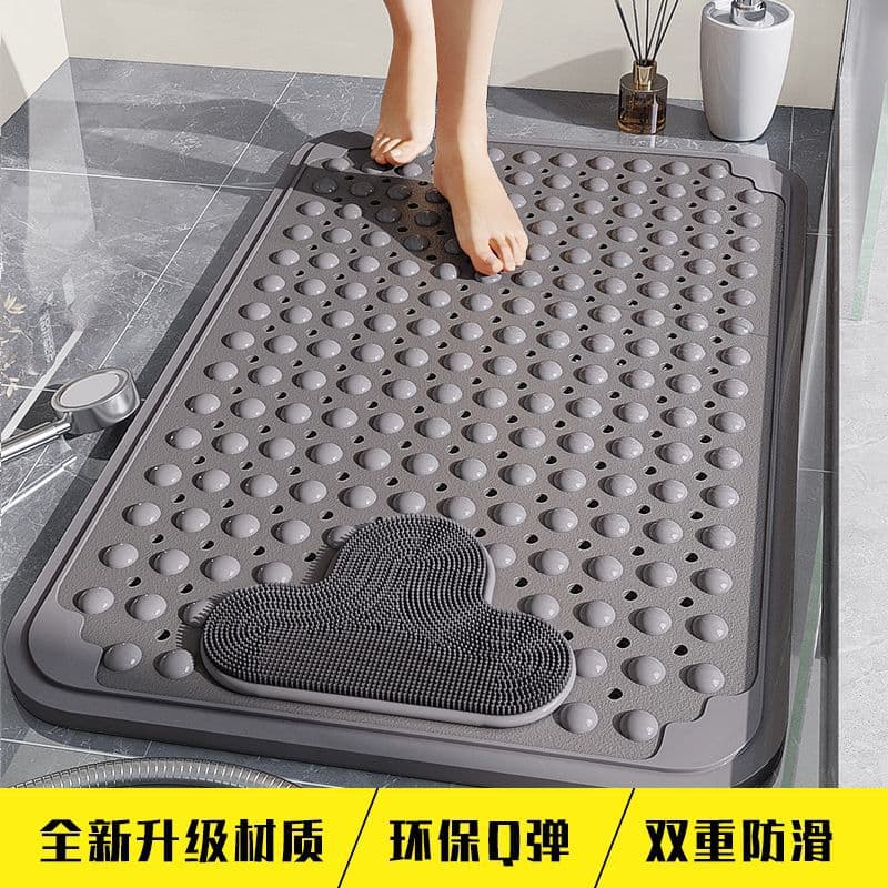 Bathroom anti-slip mat, foot rub massage mat, shower room bath mat, toilet bathroom floor mat, household waterproof mat 7