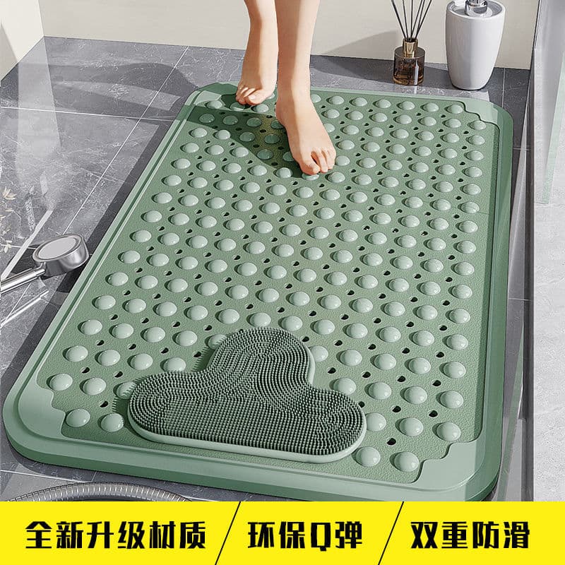 Bathroom anti-slip mat, foot rub massage mat, shower room bath mat, toilet bathroom floor mat, household waterproof mat 8