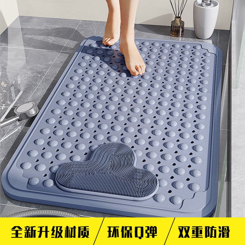 Bathroom anti-slip mat, foot rub massage mat, shower room bath mat, toilet bathroom floor mat, household waterproof mat 9