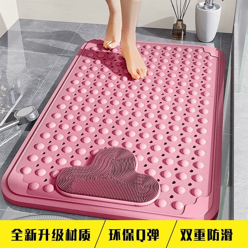 Bathroom anti-slip mat, foot rub massage mat, shower room bath mat, toilet bathroom floor mat, household waterproof mat 10