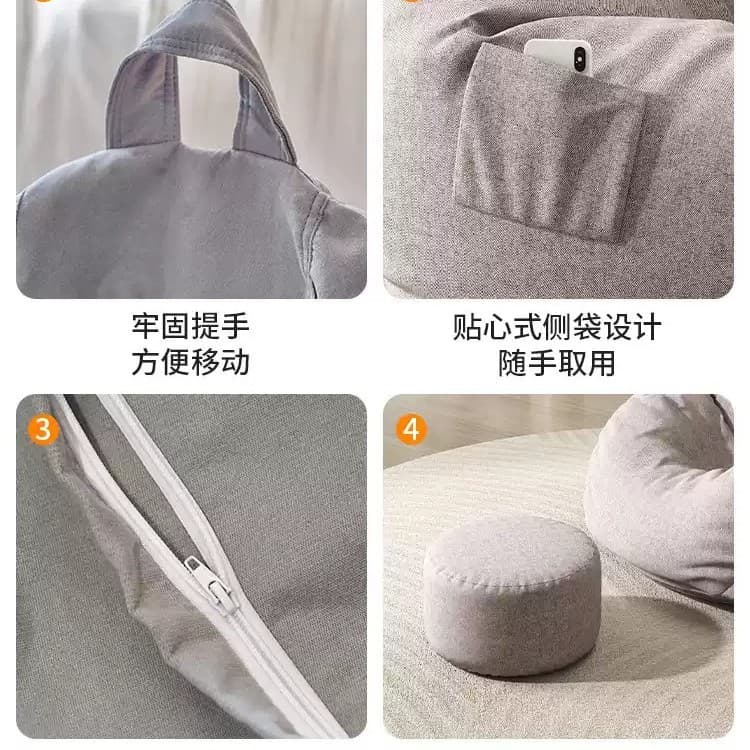 Lazy sofa home bedroom bean bag bathroom reclining and sleeping sofa chair single balcony sofa lazy tatami 5