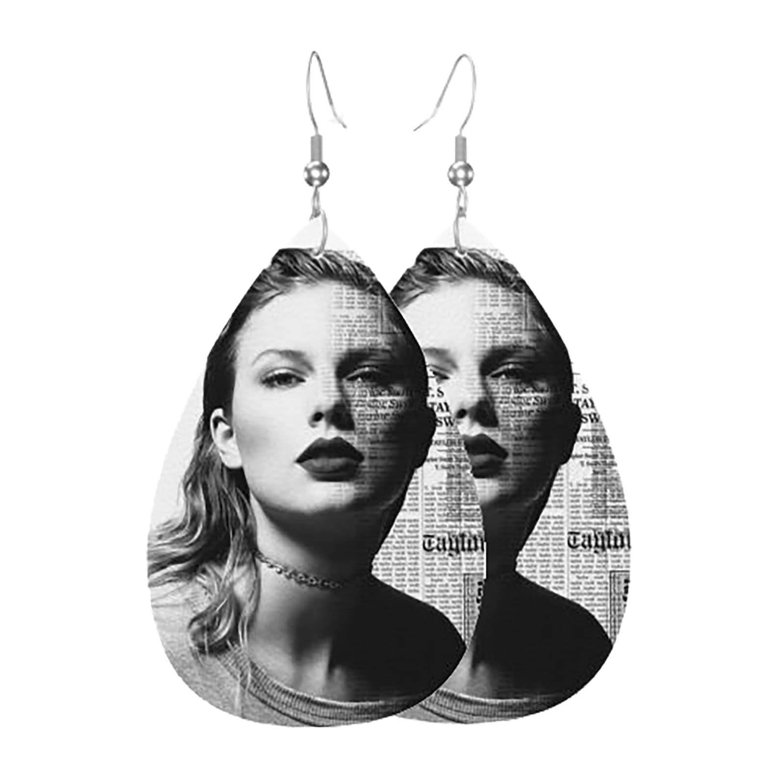 Cross-border Taylor Acrylic Earrings Girls' Music Albulm Jewelry Fans' Lightweight Hanging Earrings 6