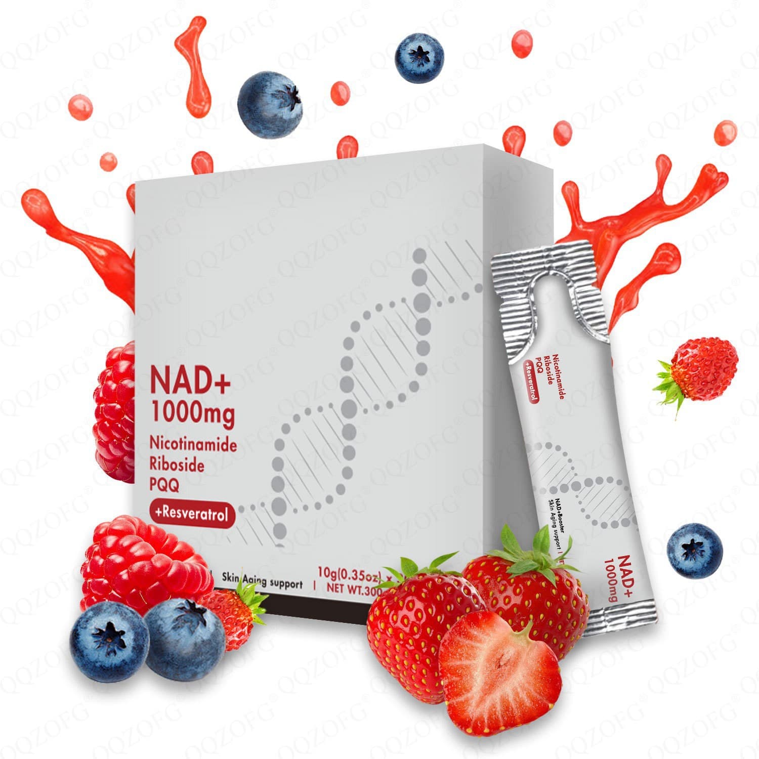 Big health factory foreign trade hot-selling cross-border dietary supplements spot straight hair gummy drops capsule cream nourishing 4