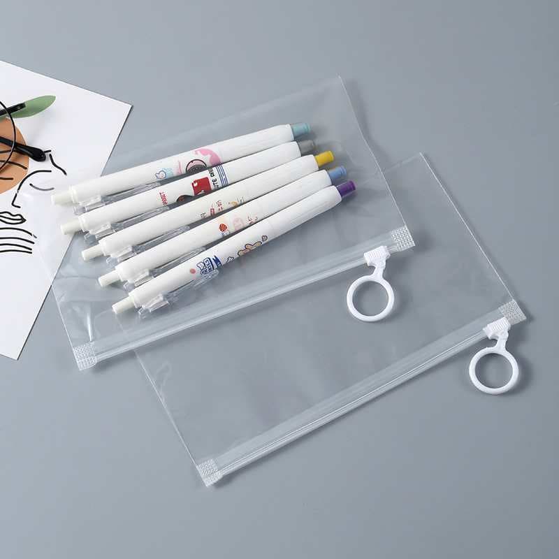 Thickened pull-tab bag, transparent travel portable storage bag, sealed small storage and repackaging zippered doll small packaging bag 8