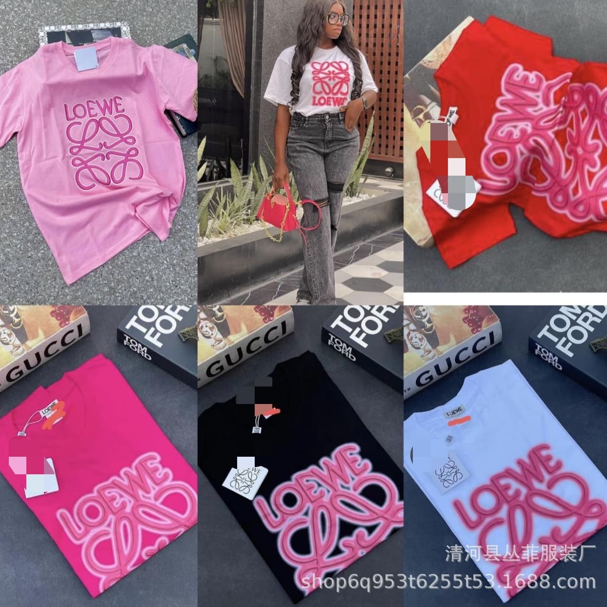 Cross-border trendy brand printed T-shirts for men and women, round neck pure cotton short-sleeved trendy brand printed tops, foreign trade wholesale 1
