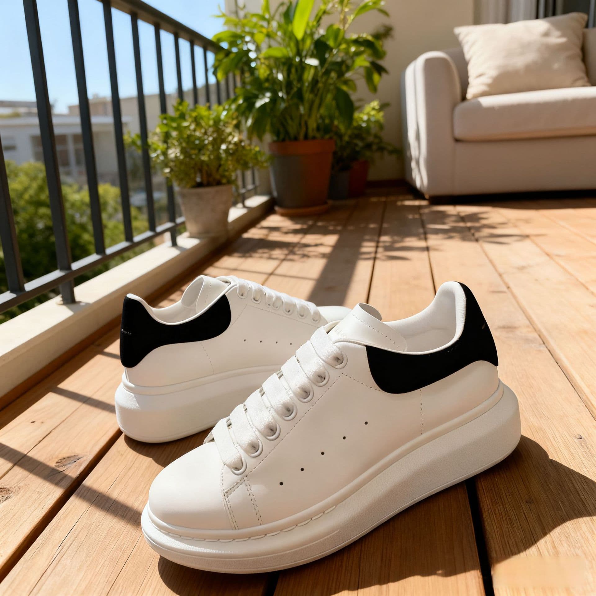 2025 Putian shoes McQueen white shoes pure original men and women classic fashion couple sneakers wear-resistant inner height increasing shoes for men 3