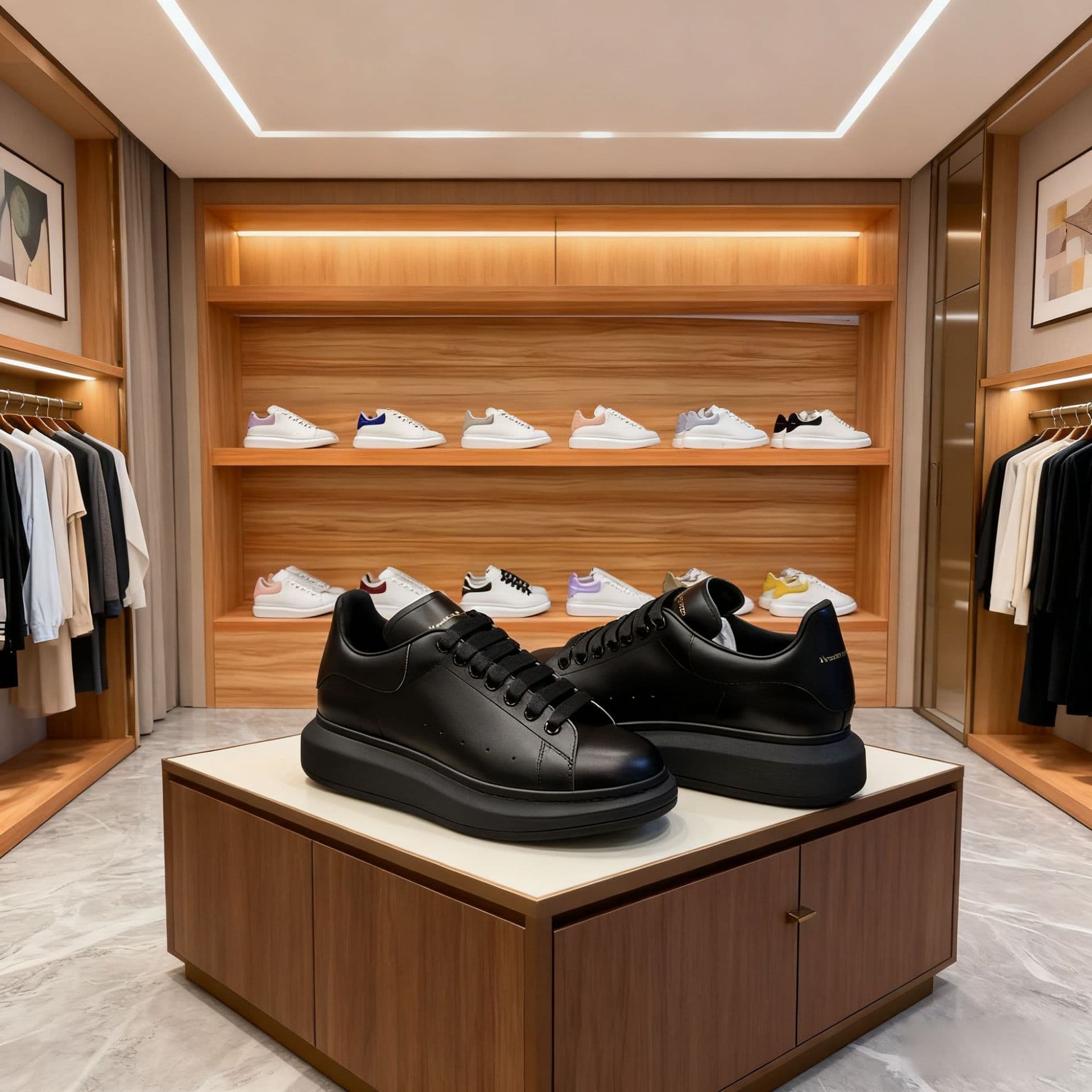 2025 Putian shoes McQueen white shoes pure original men and women classic fashion couple sneakers wear-resistant inner height increasing shoes for men 4