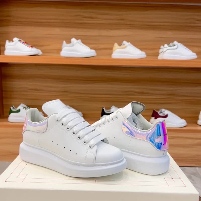 2025 Putian shoes McQueen white shoes pure original men and women classic fashion couple sneakers wear-resistant inner height increasing shoes for men 5
