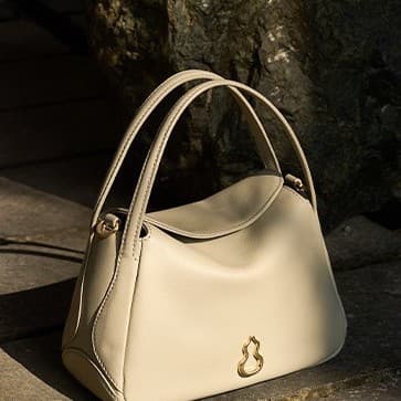 BAMPO Banpo Perfect Bag Small First Layer Cowhide Side Vegetable Basket Bag Women's 2025 Spring New Portable Crossbody Bag 2