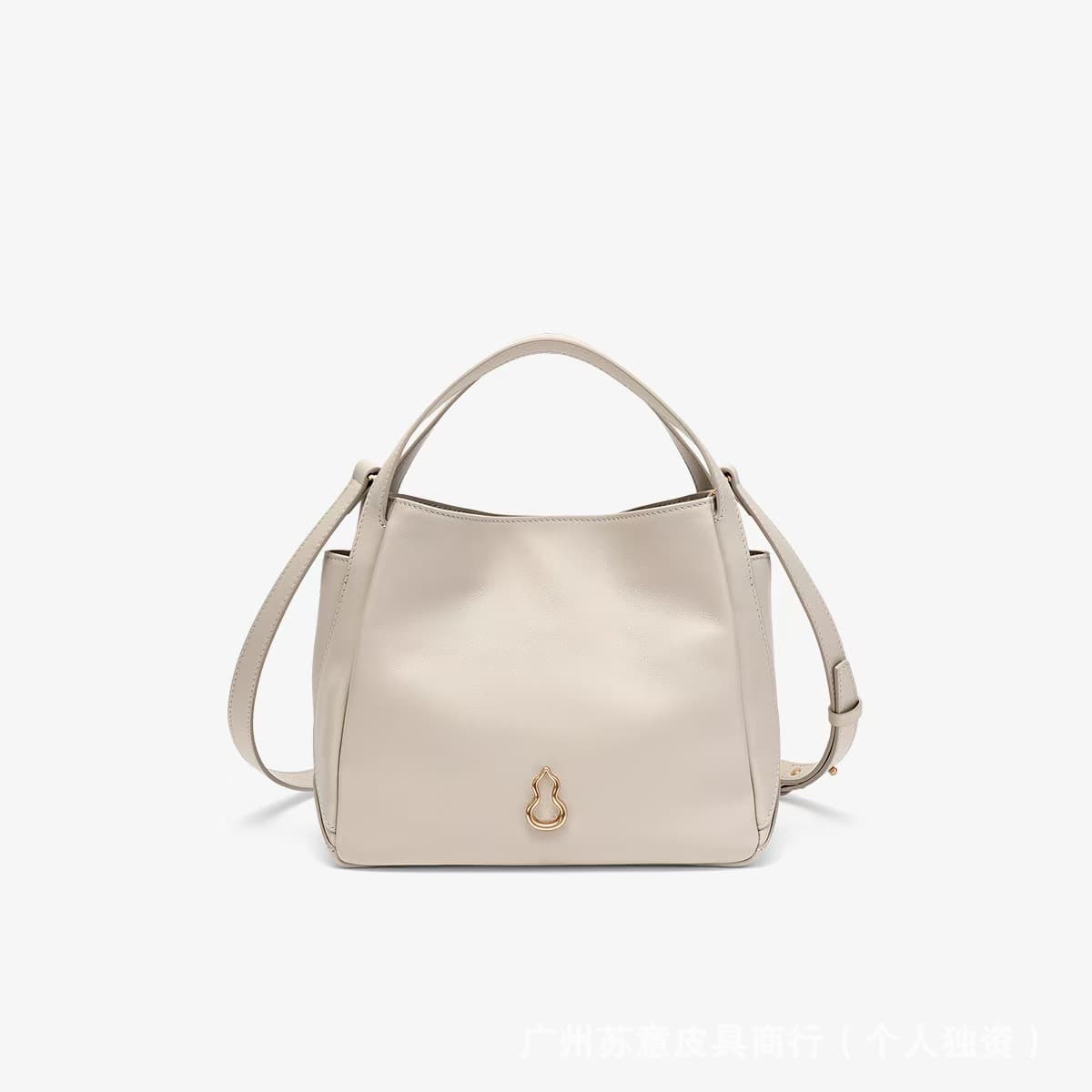 BAMPO Banpo Perfect Bag Small First Layer Cowhide Side Vegetable Basket Bag Women's 2025 Spring New Portable Crossbody Bag 8