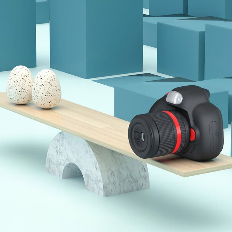 New children's camera mini cartoon can take pictures small SLR digital sports cross-border toys factory direct sales 3