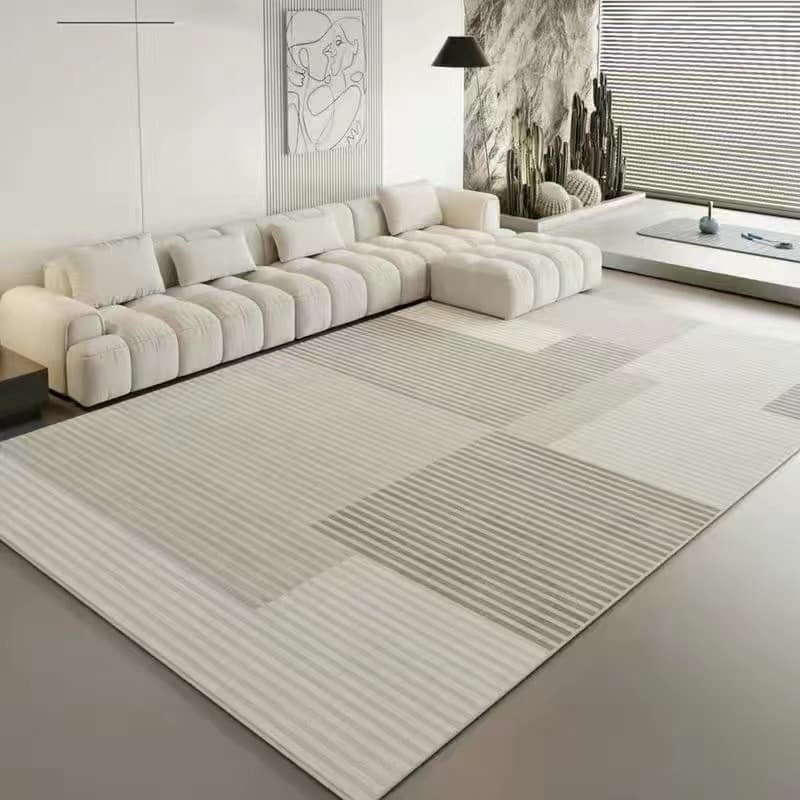 ☆Carpet, living room, sofa, coffee table, carpet, modern minimalist style living room carpet, bedroom floor mat, large area covered 9