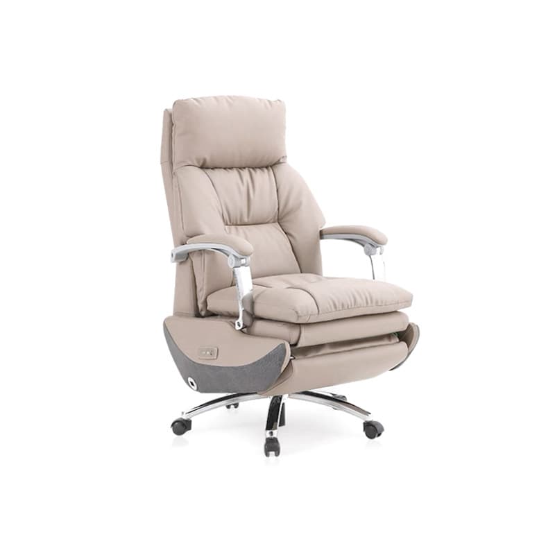 Electric leather boss chair, reclining computer chair, executive chair, massage chair, home sedentary business office chair 6