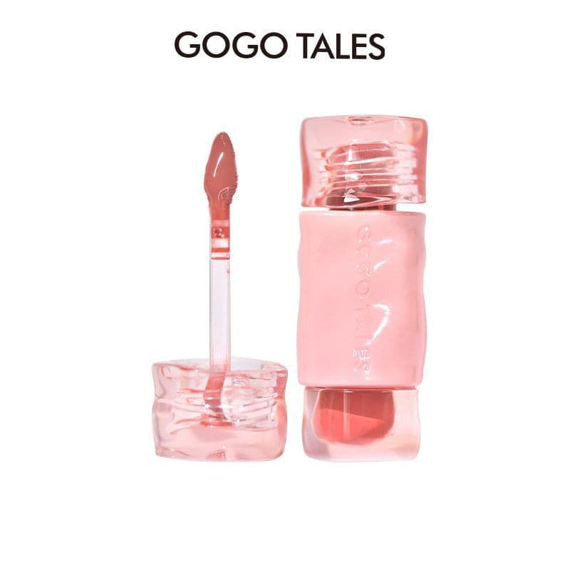 Gogo dance light transparent glaze water gloss mirror lip glaze lipstick nude color color moist and translucent lip gloss lip gloss 6