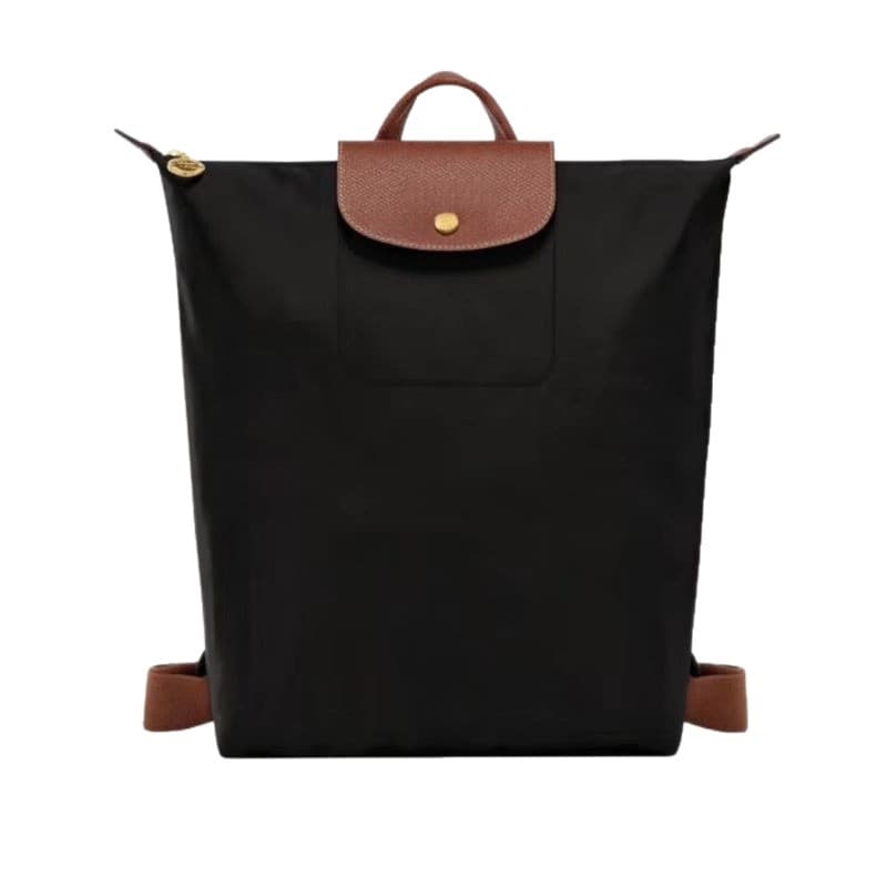 French New Longxiang Large Backpack Versatile Dumpling Backpack Folding Bag Large Capacity Commuting Travel Backpack 6