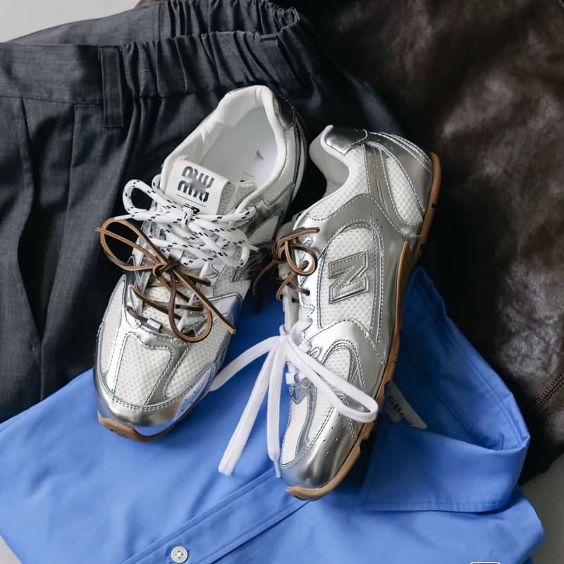 Pure original NB530 Miu moral training shoes mesh breathable versatile Forrest Gump shoes women's retro casual sports jogging shoes 1