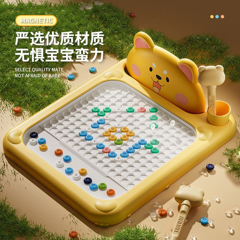 Spot one piece drop shipping magnetic pen drawing board children's toy dealer super boy baby educational magnetic drawing drawing board 2
