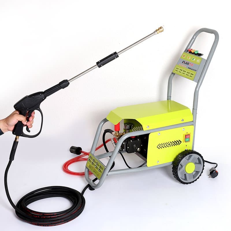 Stainless steel high-pressure floor washing villa courtyard washing ground property municipal garden household car washing machine water gun 9
