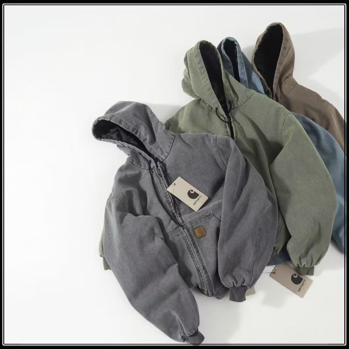 Card hooded Hart j130 spring and autumn thin jacket washed and cotton-padded clothes two-cotton jacket men and women American ins 5