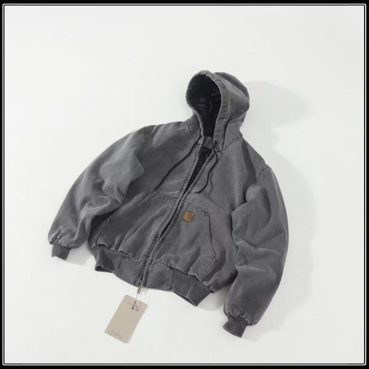 Card hooded Hart j130 spring and autumn thin jacket washed and cotton-padded clothes two-cotton jacket men and women American ins 7