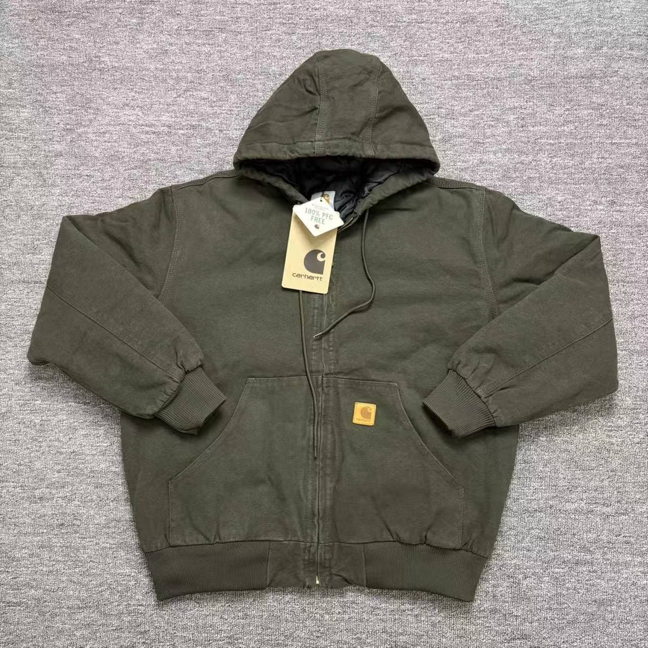 Card hooded Hart j130 spring and autumn thin jacket washed and cotton-padded clothes two-cotton jacket men and women American ins 9