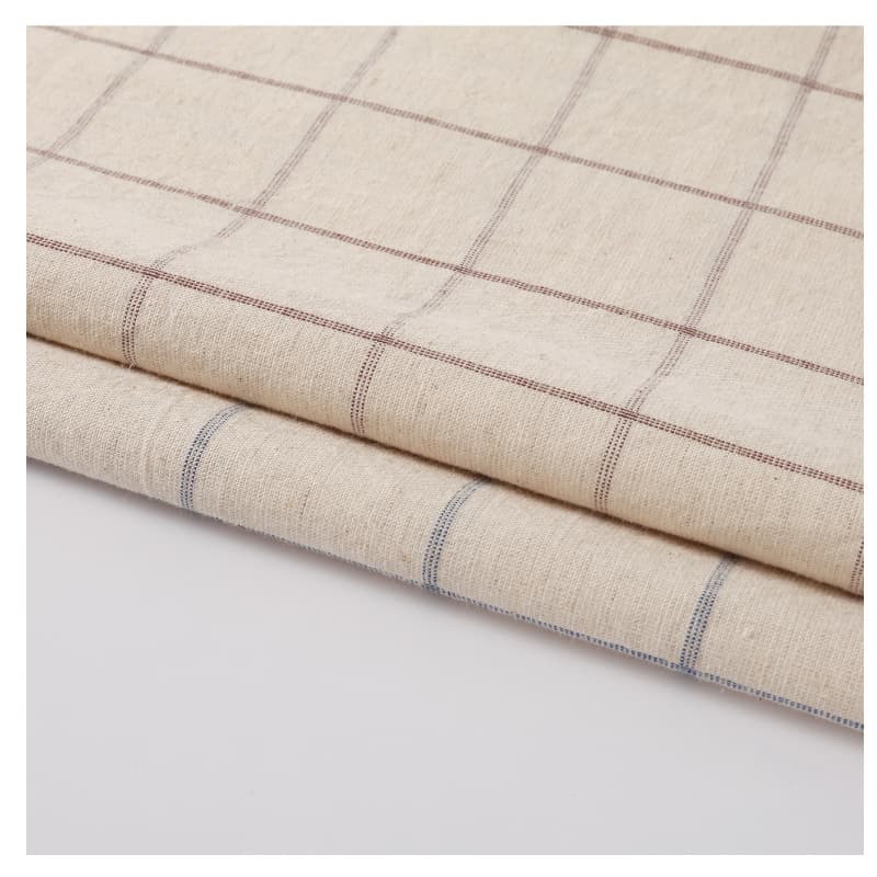 Can be directly made into finished products, Class A bedding fabrics, handbags, washed pillowcases, sheets, soft striped linen and cotton fabrics 6