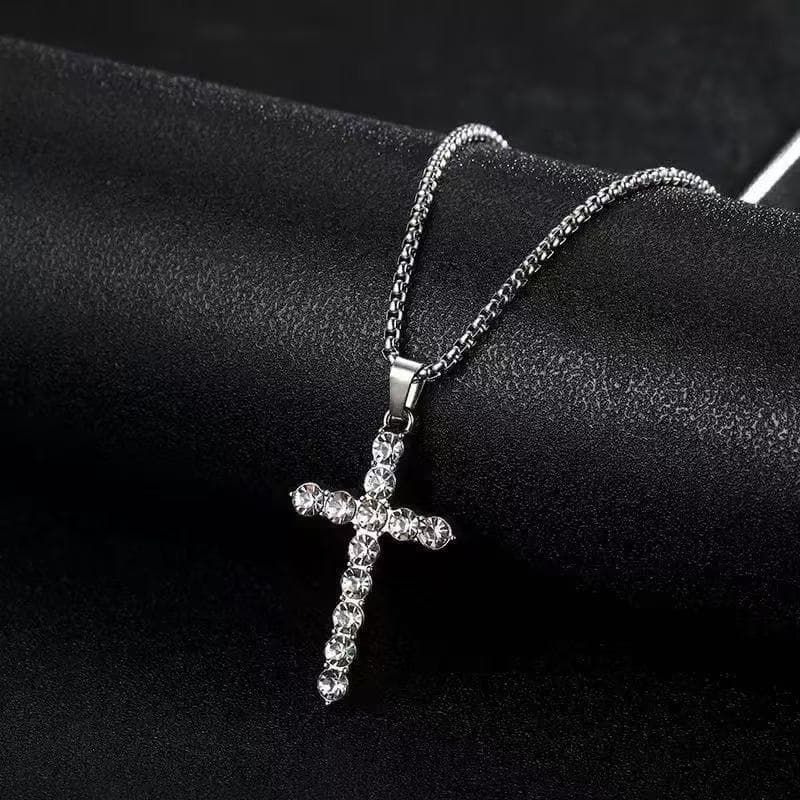 2025 new creative fashion trendy matching hot-selling men's necklace Korean style jewelry combination chain cross-border simplicity 8