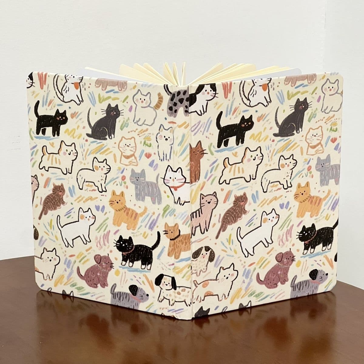 ins high-looking simple cute cat notebook A5 notepad schedule diary plan thickened student notebook 4