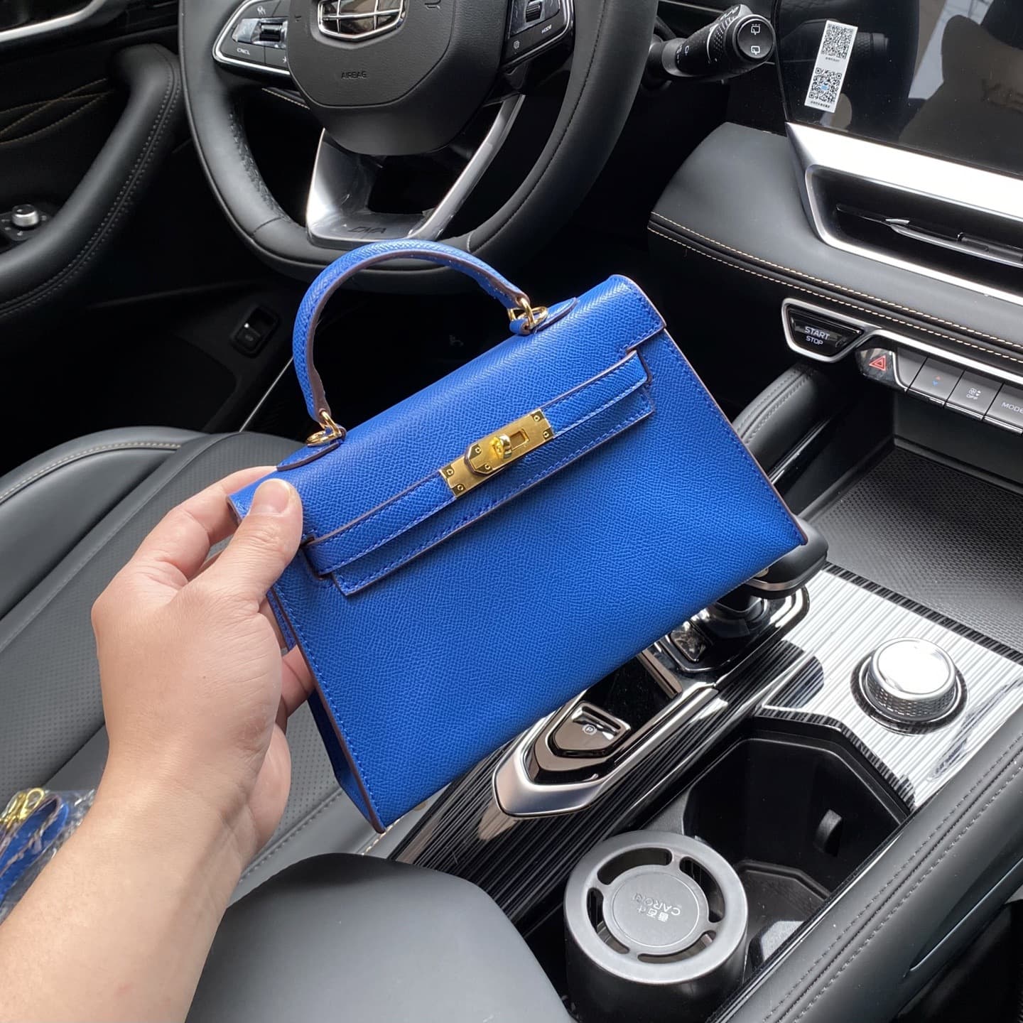 ln stock cross-border Amazon second generation Kelly bag women's handbag European and American light luxury fashion single shoulder crossbody bag 5
