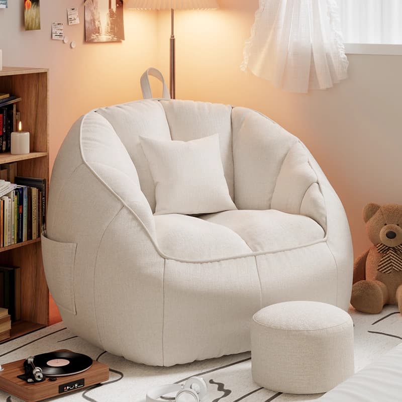 Lazy sofa can lie down and sleep single bean bag human kennel balcony bedroom tatami dormitory small sofa lounge chair 2