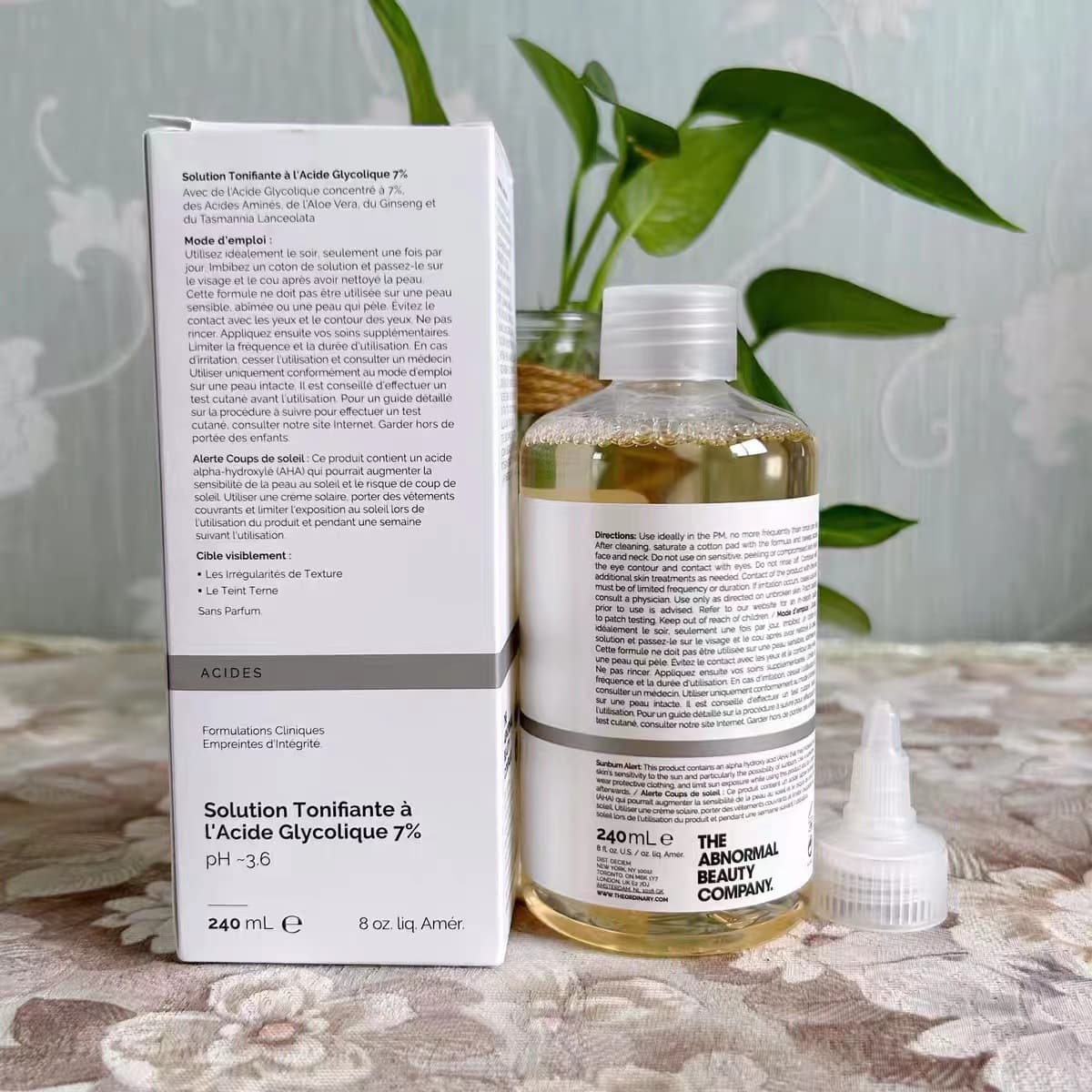 TheO fruit acid toner 7% glycolic acid glycolic acid lotion exfoliating 240ml 4