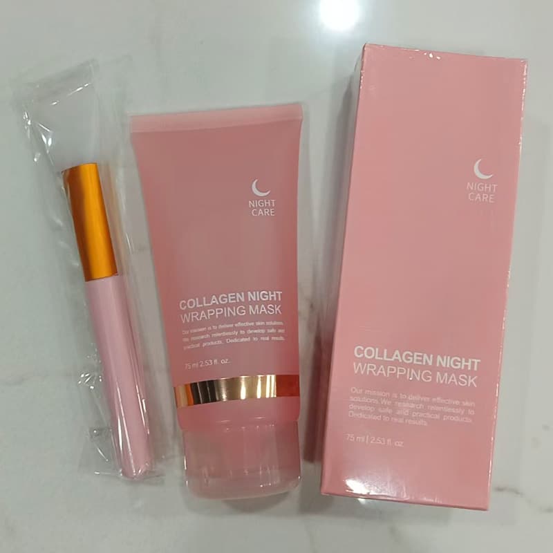 Cross-border TK spot collagen peel-off mask Collagen Overnight Wrapping Mask 3