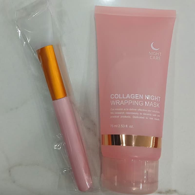 Cross-border TK spot collagen peel-off mask Collagen Overnight Wrapping Mask 4