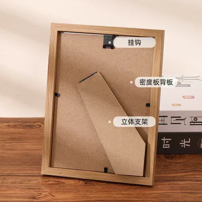 Photo frame 6 inch photo frame wholesale 7810 inch a4 arc simple wooden puzzle frame photo hanging wall empty frame table 5