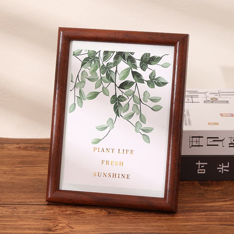Photo frame 6 inch photo frame wholesale 7810 inch a4 arc simple wooden puzzle frame photo hanging wall empty frame table 8