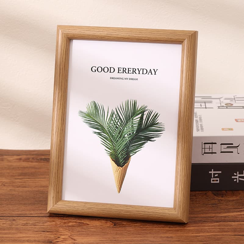 Photo frame 6 inch photo frame wholesale 7810 inch a4 arc simple wooden puzzle frame photo hanging wall empty frame table 10