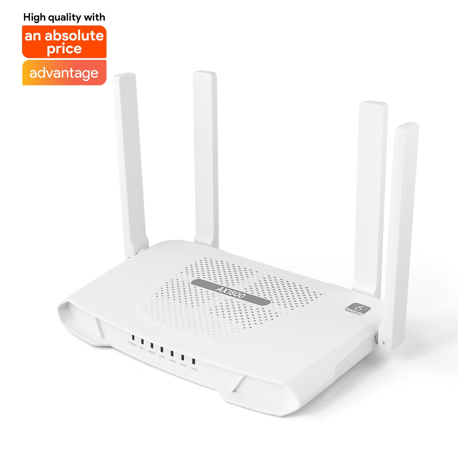 WIFI6 router AX1800Mbps dual-band Gigabit OPENWRT system home office router tax included 1