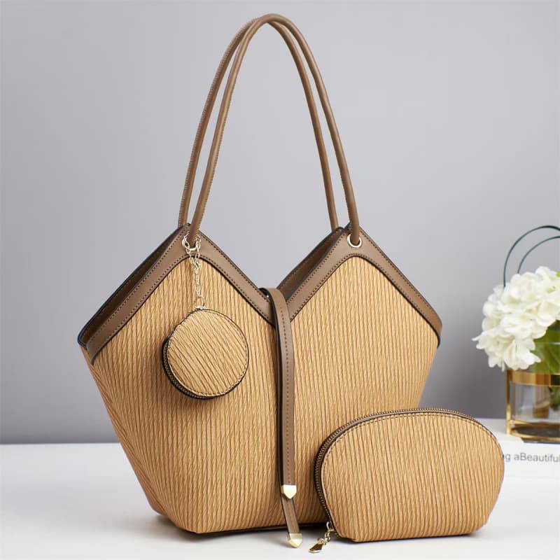 Large bags, women's bags, tote bags, versatile temperament, new Korean style handbags, shoulder bags, crossbody bags, women's bags 3