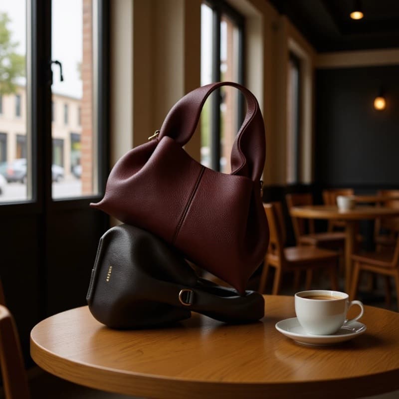polene cloud bag niche dumpling bag 2025 new French European and American retro high-end portable messenger bag for women 1